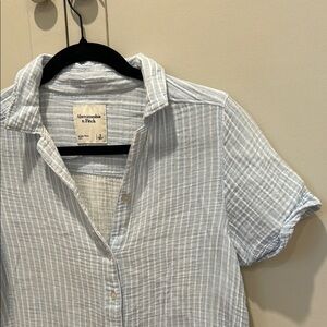 American Eagle Outfitters Striped Button Down Shirt